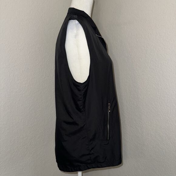 Monterey Club Vest Women’s Large Black Sleeveless Pockets Full Zip Outerwear - Picture 2 of 9